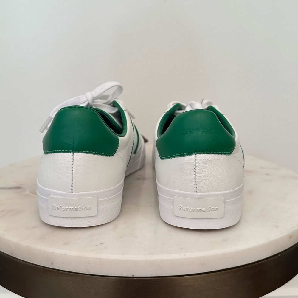 Reformation Harlow Leather Sneaker NWOT - Picture 6 of 9